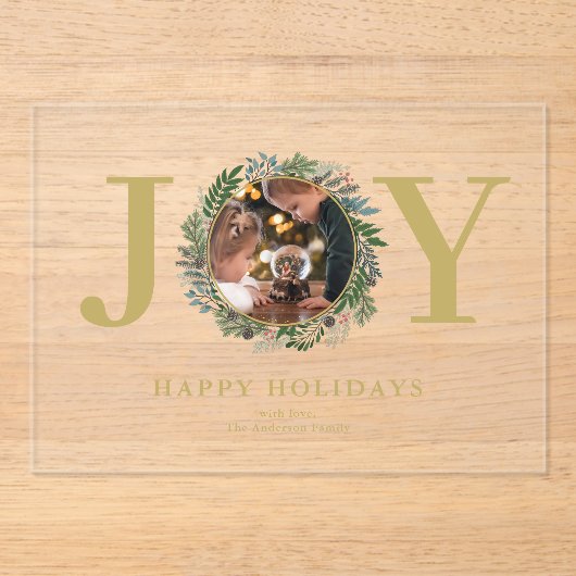 Weihnachtskranz-Foto - Akropolis Acryleinladungen (Vorderseite)