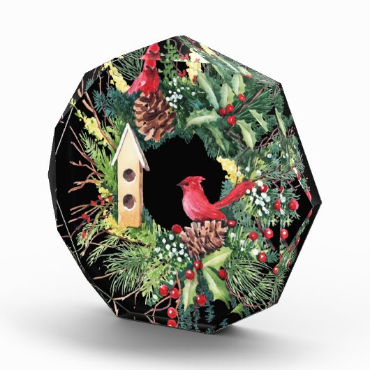 Weihnachtskranz-Foto Fotoblock (Rechts)