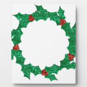 Weihnachtskranz Fotoplatte (Vorderseite)