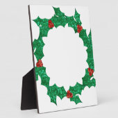 Weihnachtskranz Fotoplatte (Seite)