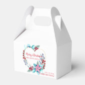 Weihnachtskranz Geschenkschachtel (Rückseite)