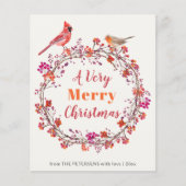 Weihnachtskranz im rustikalen Stil Flyer (Vorne)