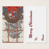 Weihnachtskranz im Schnee (Vorne & Hinten)