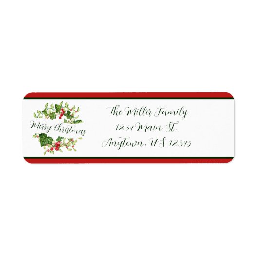 Weihnachtskranz in Wasserfarbe (Vorne)