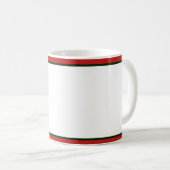 Weihnachtskranz in Wasserfarbe Kaffeetasse (VorderseiteRechts)