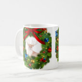 Weihnachtskranz Kaffeetasse (Vorderseite Links)