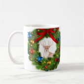 Weihnachtskranz Kaffeetasse (Links)
