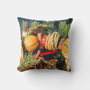 Weihnachtskranz Kissen