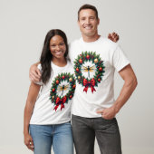Weihnachtskranz Libelle T-Shirt (Unisex)