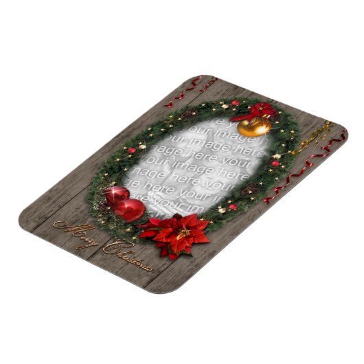 Weihnachtskranz Magnet (Linke Seite)