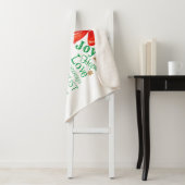 Weihnachtskranz mit benutzerdefinierten Wörtern un Sherpadecke (Beispiel)