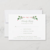 Weihnachtskranz mit Candy Cane Bow Dankeskarte (Vorderseite)