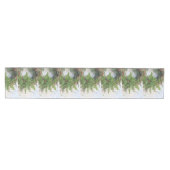 Weihnachtskranz mit Farnen Mittelgroßer Tischläufer (Horizontal)