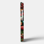 Weihnachtskranz mit Kardinalvogel Case-Mate iPhone Hülle (Rückseite / Links)