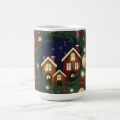 Weihnachtskranz mit Kiefernzweigen Kaffeetasse (Mittel)