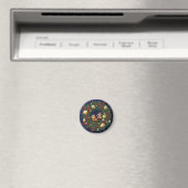 Weihnachtskranz mit Kiefernzweigen Magnet (In Situ (Geschirrspüler))