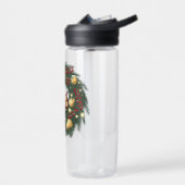 Weihnachtskranz mit Kiefernzweigen Trinkflasche (Links)