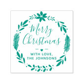 Weihnachtskranz mit Liebe Permastempel (Design)