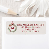 Weihnachtskranz mit Rücksendesiegel (Insitu)