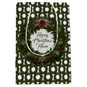Weihnachtskranz Mittlere Geschenktüte (Vorderseite)