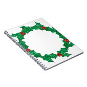 Weihnachtskranz Notizblock (Rechte Seite)