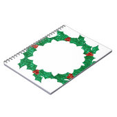 Weihnachtskranz Notizblock (Linke Seite)