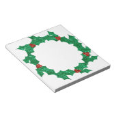 Weihnachtskranz Notizblock (angewinkelt)