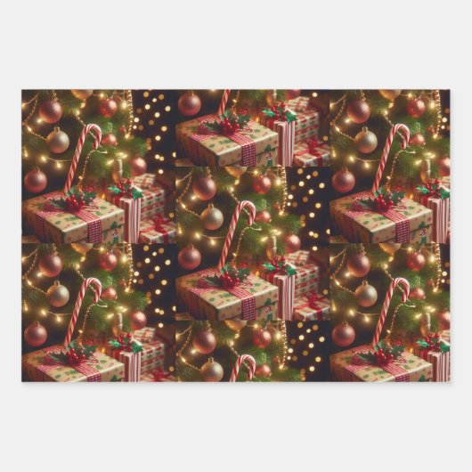 Weihnachtskranz, Nutcracker und Geschenkpapier Set (Vorderseite 3)