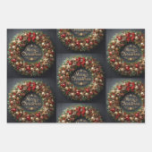 Weihnachtskranz, Nutcracker und Geschenkpapier Set (Vorderseite 2)