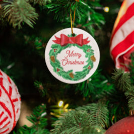 Weihnachtskranz Personalisiert Ornament Aus Metall