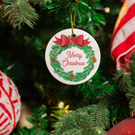 Weihnachtskranz Personalisiert Ornament Aus Metall