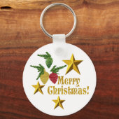Weihnachtskranz Schlüsselanhänger (Rückseite)