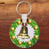 Weihnachtskranz Schlüsselanhänger (Vorderseite)