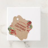 Weihnachtskranz selbstgemachte Marmelade Etikett Geschenkanhänger (Beispiel)