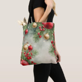 Weihnachtskranz Tote Tasche (Von Nahem)