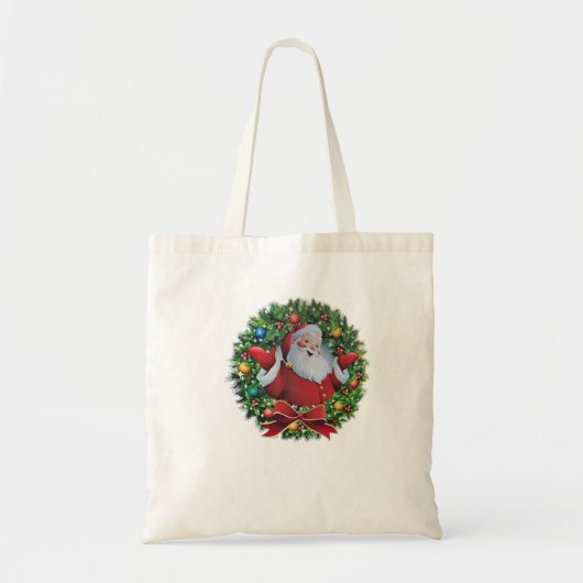 Weihnachtskranz Tragetasche (Vorne)