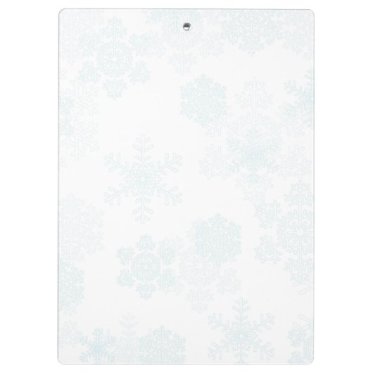 Weihnachtskranz Typografie-Monogramm Klemmbrett (Rückseite)