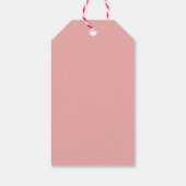 Weihnachtskranz und Baum Aufkleber Geschenkanhänger (Rückseite)