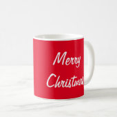 Weihnachtskranz und Roter Bow im Stall Kaffeetasse (VorderseiteRechts)