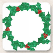 Weihnachtskranz Untersetzer (Vorderseite)
