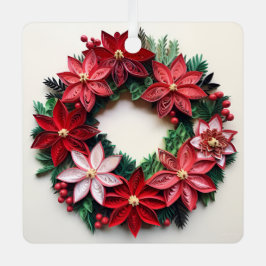 Weihnachtskranz-Urlaubsornament Ornament Aus Metall