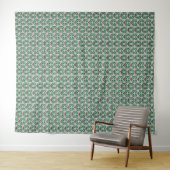 Weihnachtskranz Wandteppich (Beispiel (Horizontal))