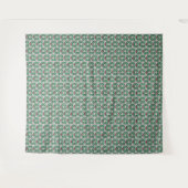 Weihnachtskranz Wandteppich (Vorderseite (Horizontal))