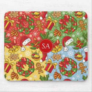Weihnachtskranz, Weihnachtsbaumschmuck, Weihnachts Mousepad