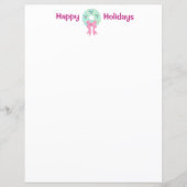 WeihnachtsKranz-Weihnachtspapier durch Sue (Vorderseite)