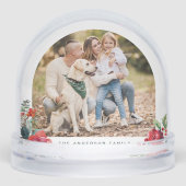 Weihnachtskranz Weihnachtszeit Foto Weihnachten Schneekugeln (Vorderseite)