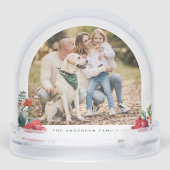 Weihnachtskranz Weihnachtszeit Foto Weihnachten Schneekugeln (Rückseite)