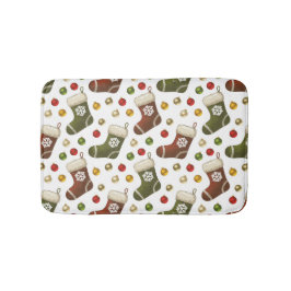 Weihnachtskränze Badematte