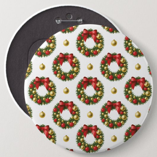 Weihnachtskränze Button (Vorne & Hinten)
