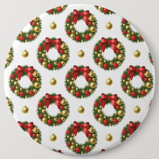 Weihnachtskränze Button (Vorderseite)